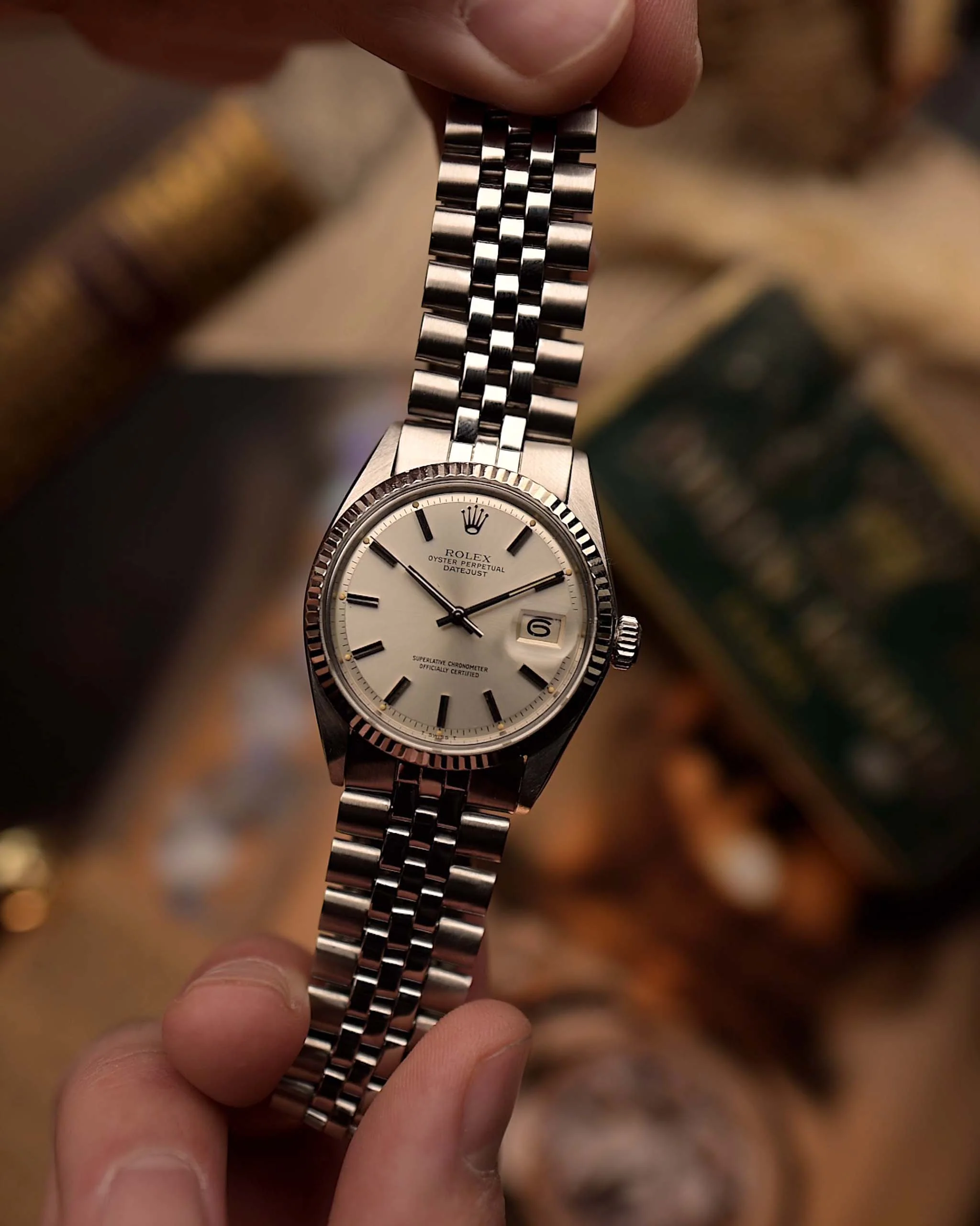 Rolex Datejust Pie Pan 1601 Silver 1973 - Image 3