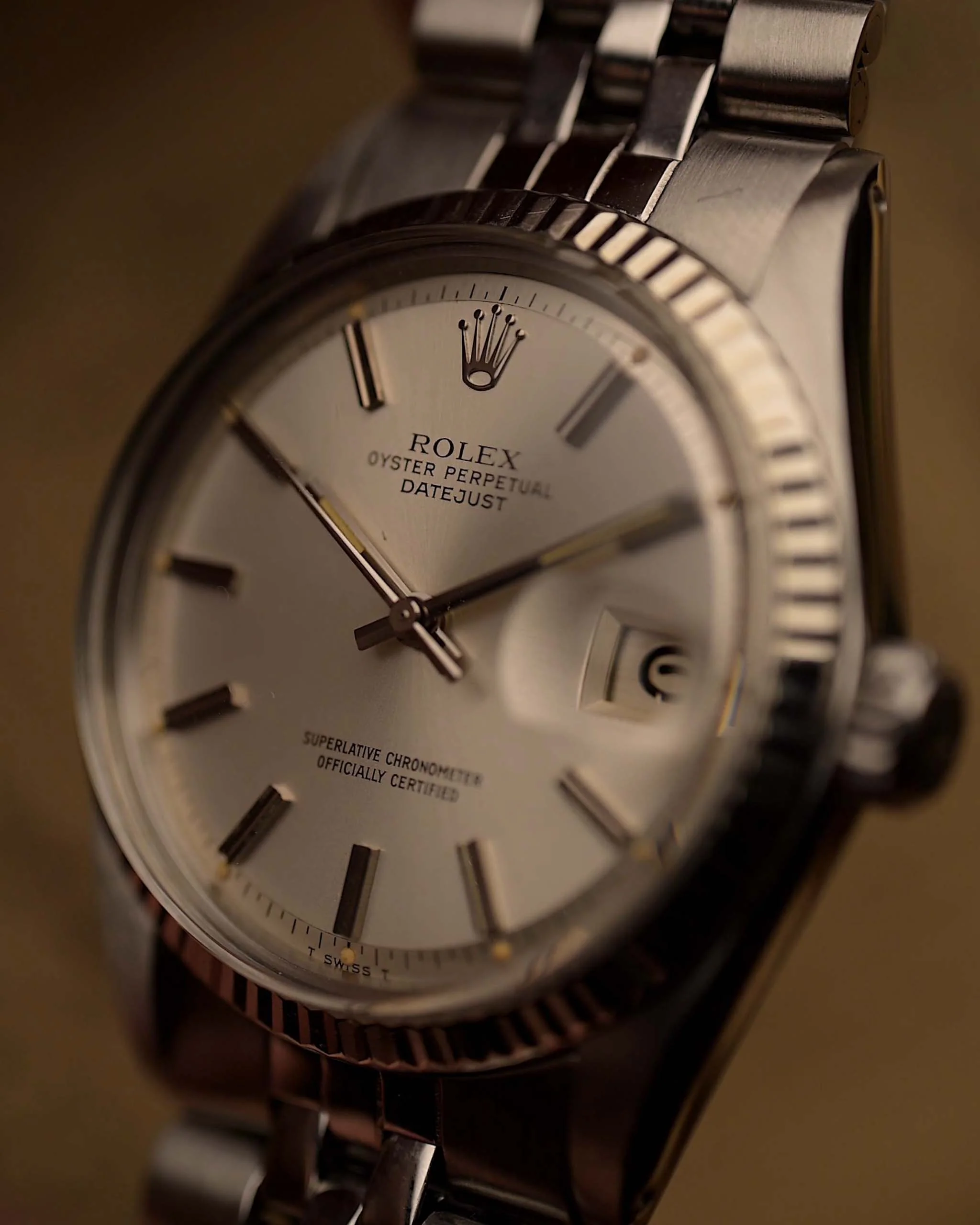 Rolex Datejust Pie Pan 1601 Silver 1973 - Image 5