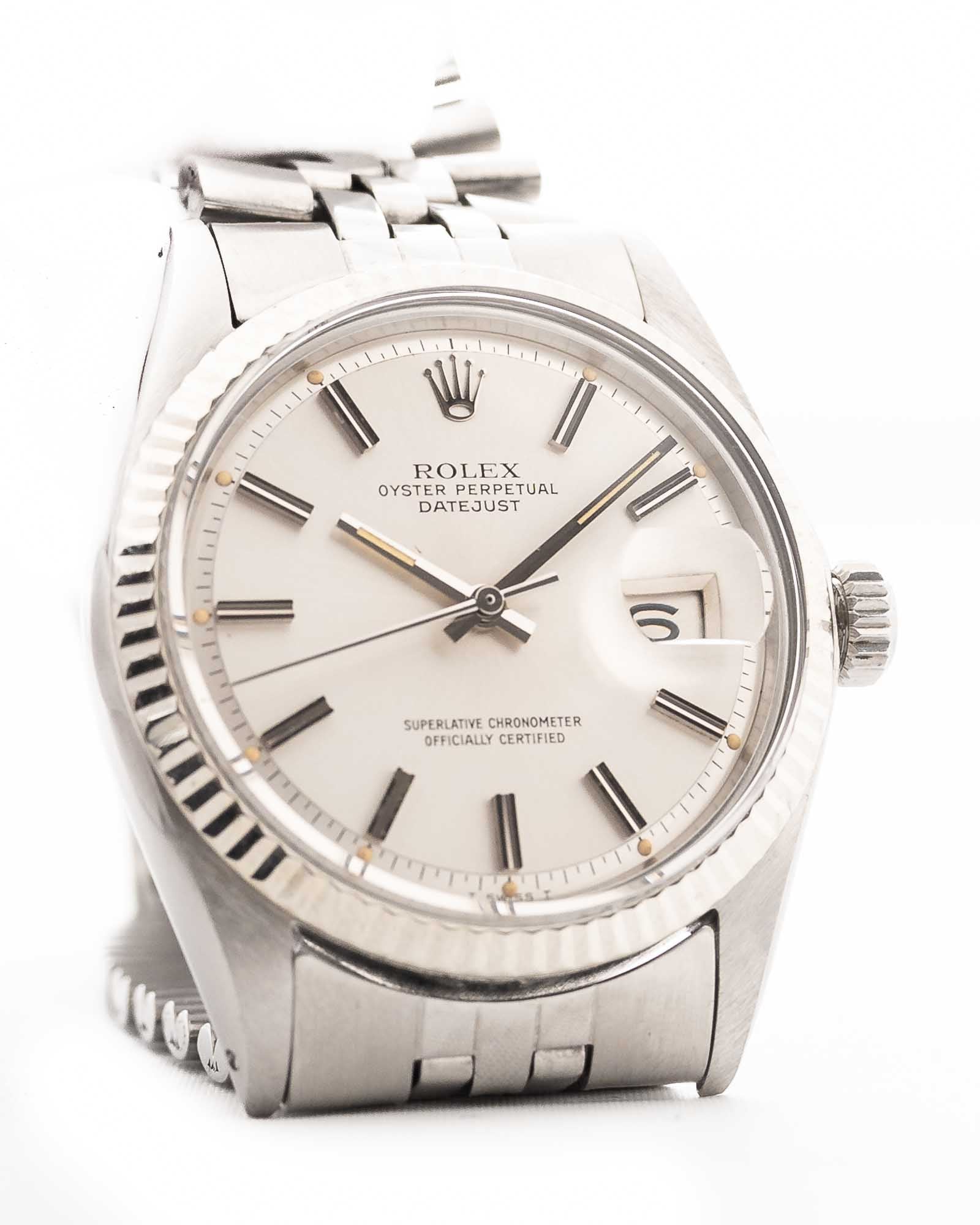 Rolex Datejust Pie Pan 1601 Silver 1973 - Image 6