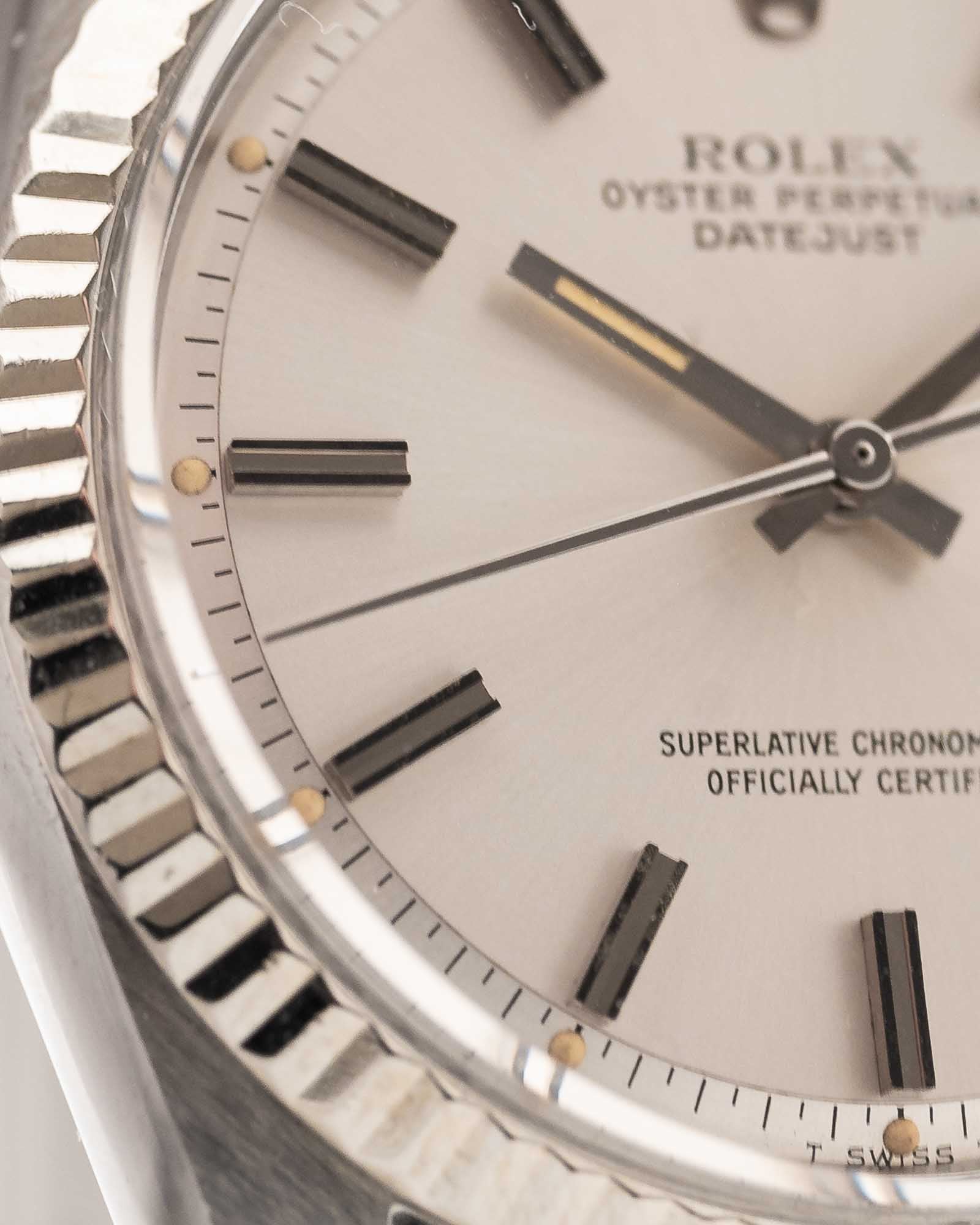 Rolex Datejust Pie Pan 1601 Silver 1973 - Image 8