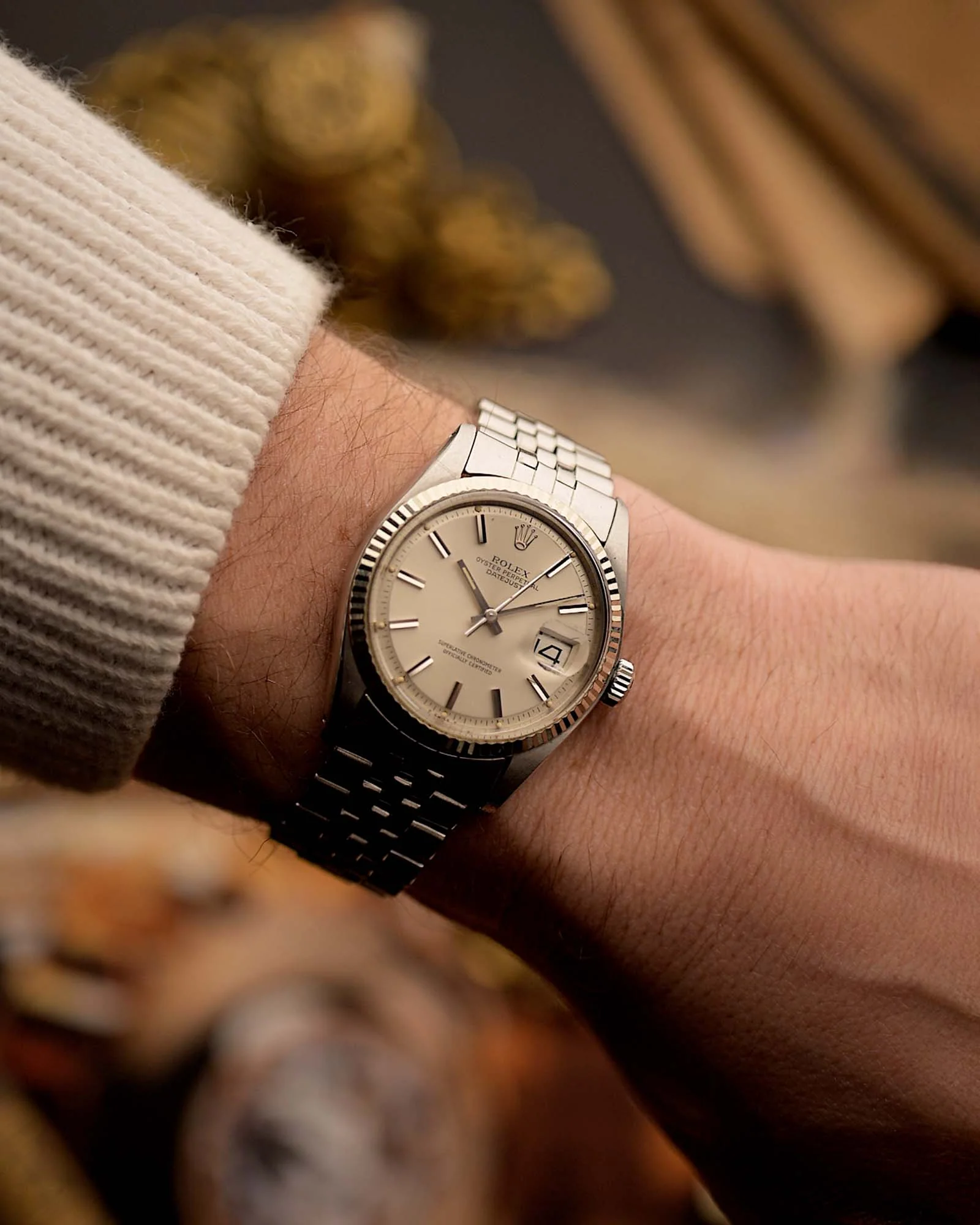 Rolex Datejust Pie Pan 1601 Silver 1975 - Image 2