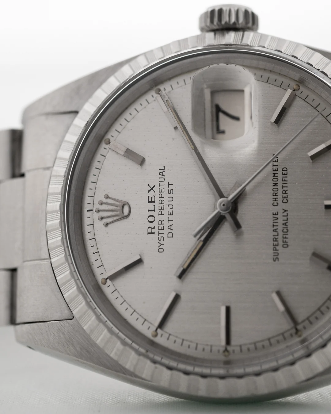 Rolex Datejust Silver Pie Pan 1966 - Image 2