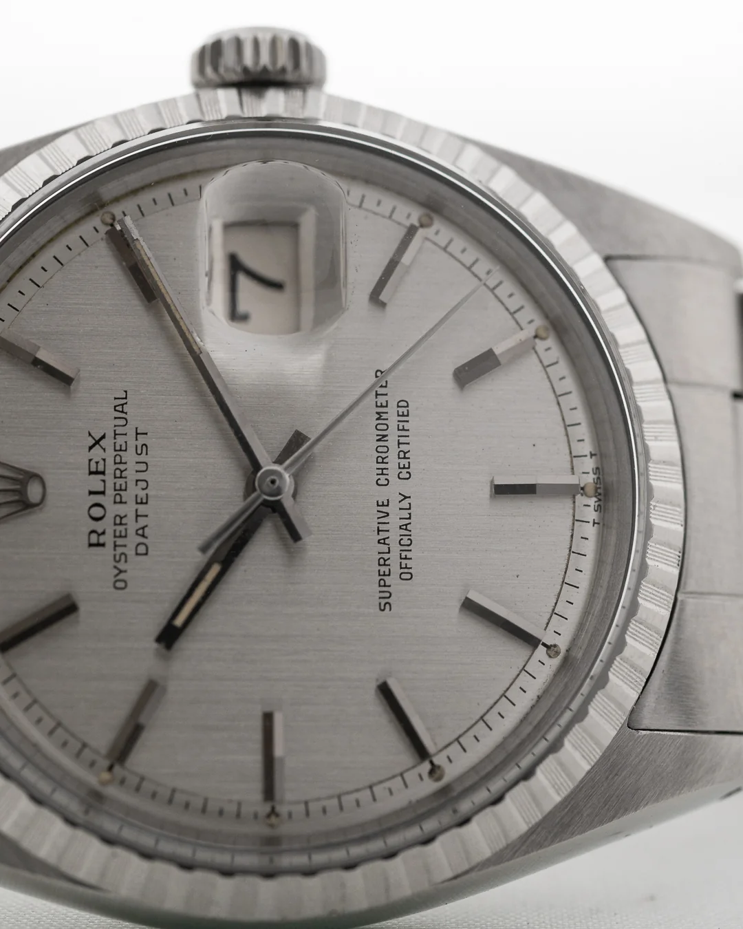 Rolex Datejust Silver Pie Pan 1966 - Image 3