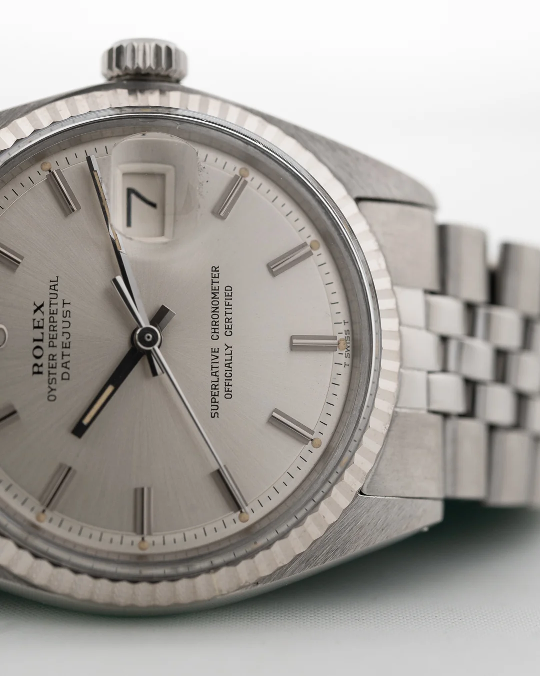 Rolex Datejust Silver Pie Pan 1972 - Image 3