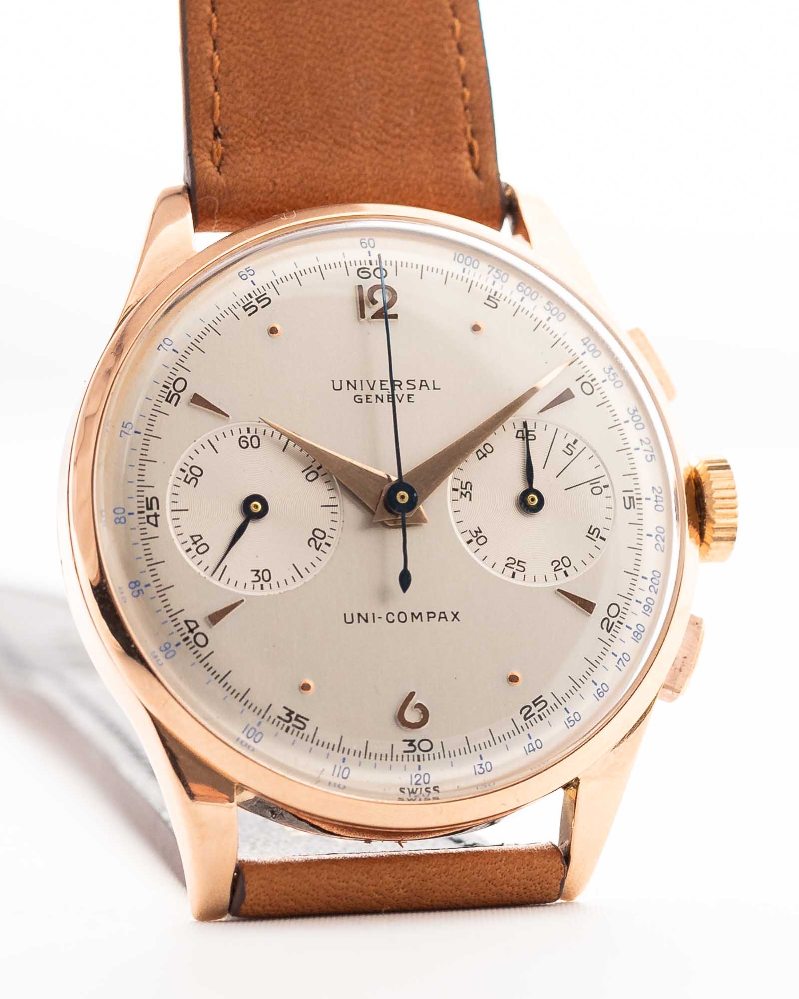 Universal Geneve 124103 Uni Compax Rosé 1950s - Image 9