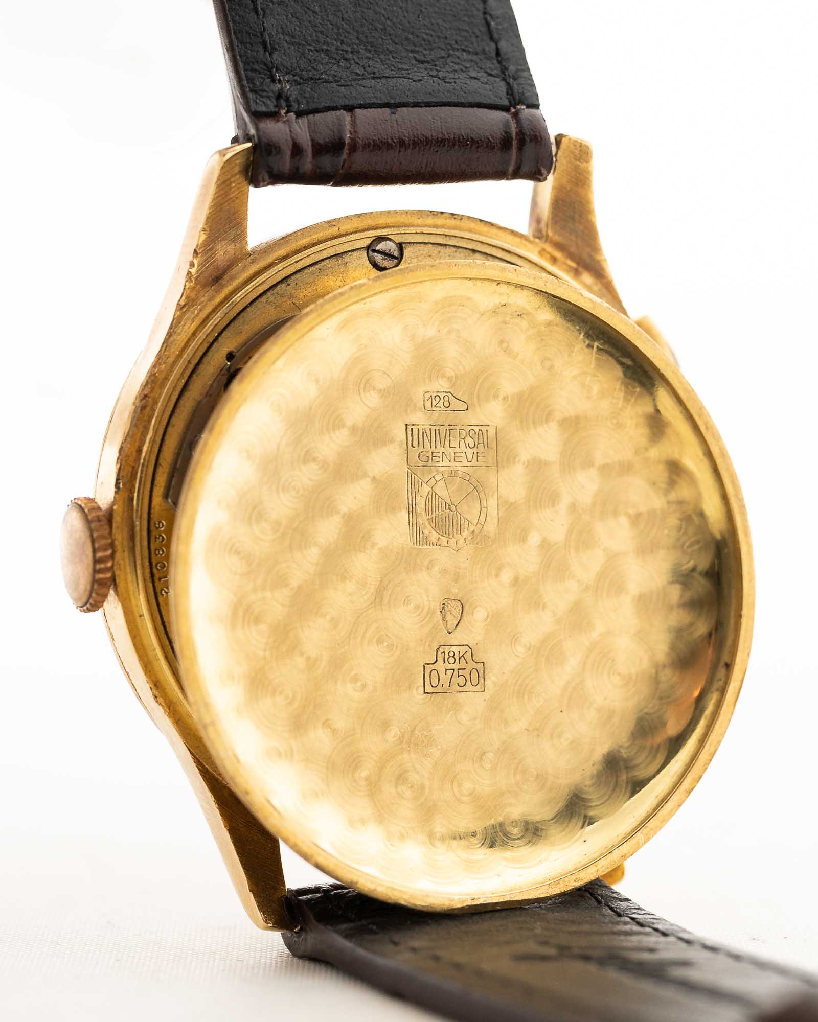 Universal Geneve 12540 Aero Compax 18k 1940s - Image 18