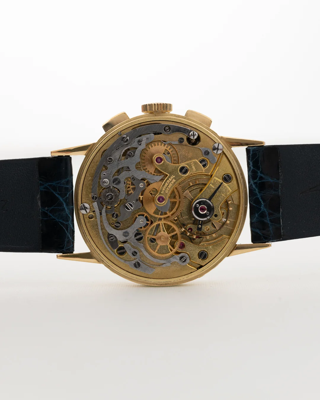 Universal Geneve Tri Compax 18k 1947 - Image 12
