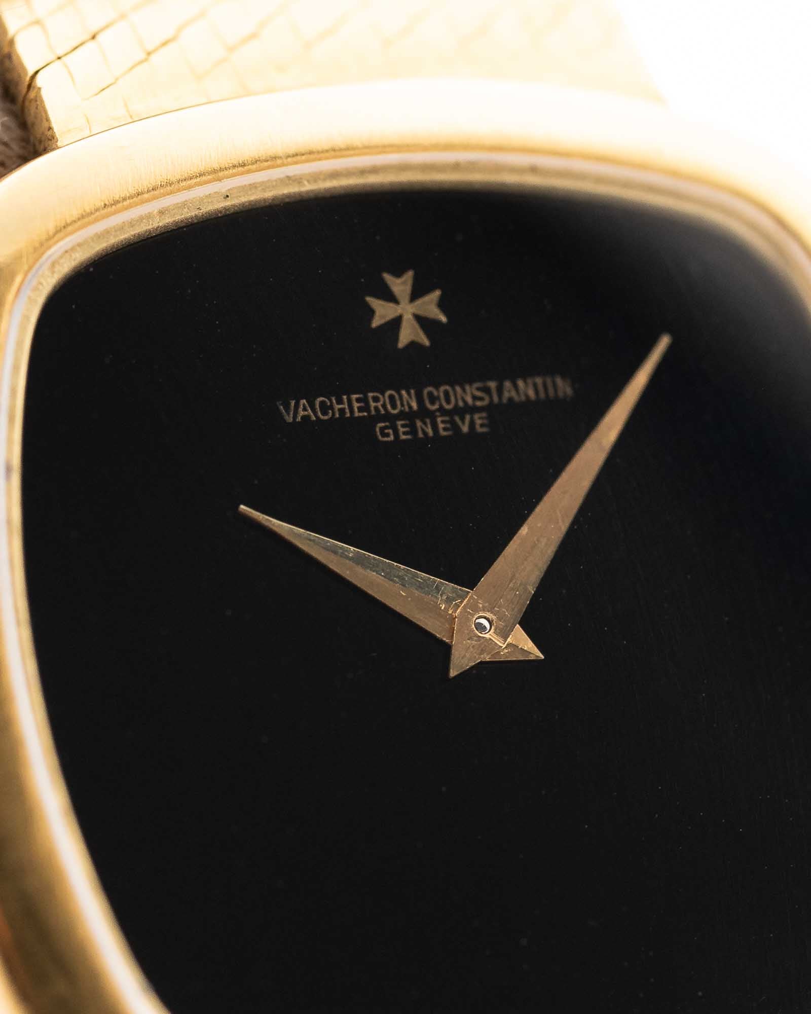 Vacheron Constantin 2099 Cushion 18k Onyx 1970s - Image 11