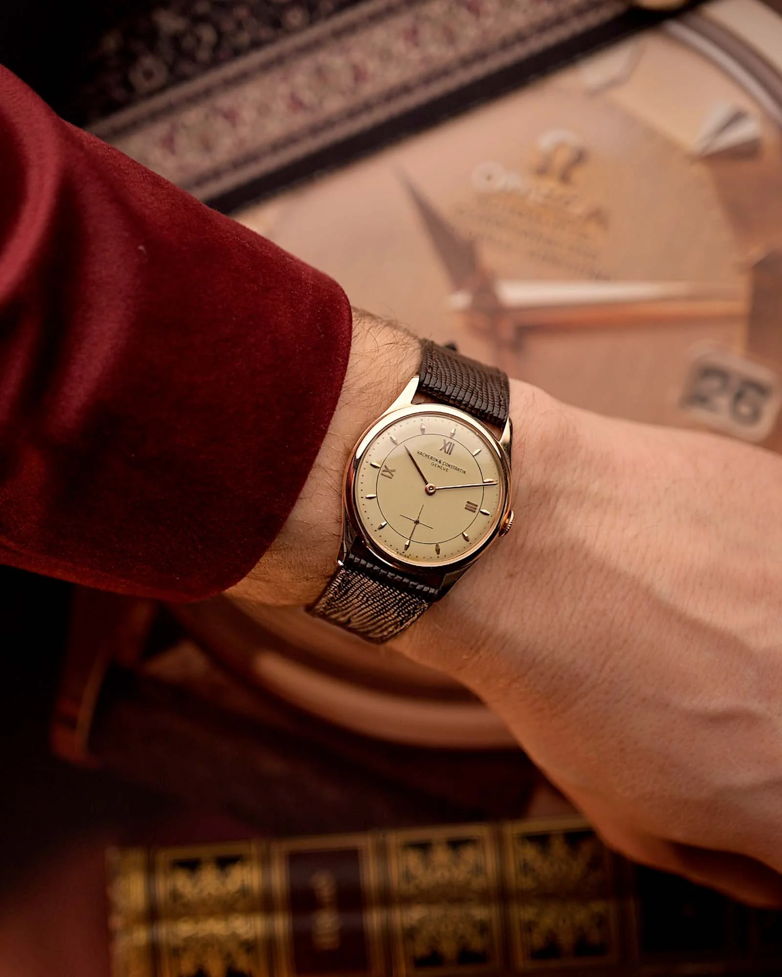 Vacheron Constantin Patrimony 18k Rose 1950s - Image 2
