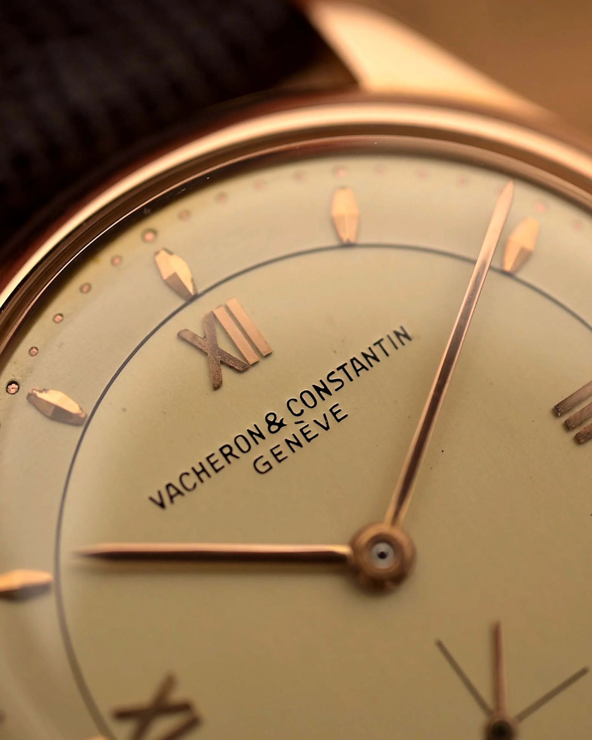 Vacheron Constantin Patrimony 18k Rose 1950s - Image 5