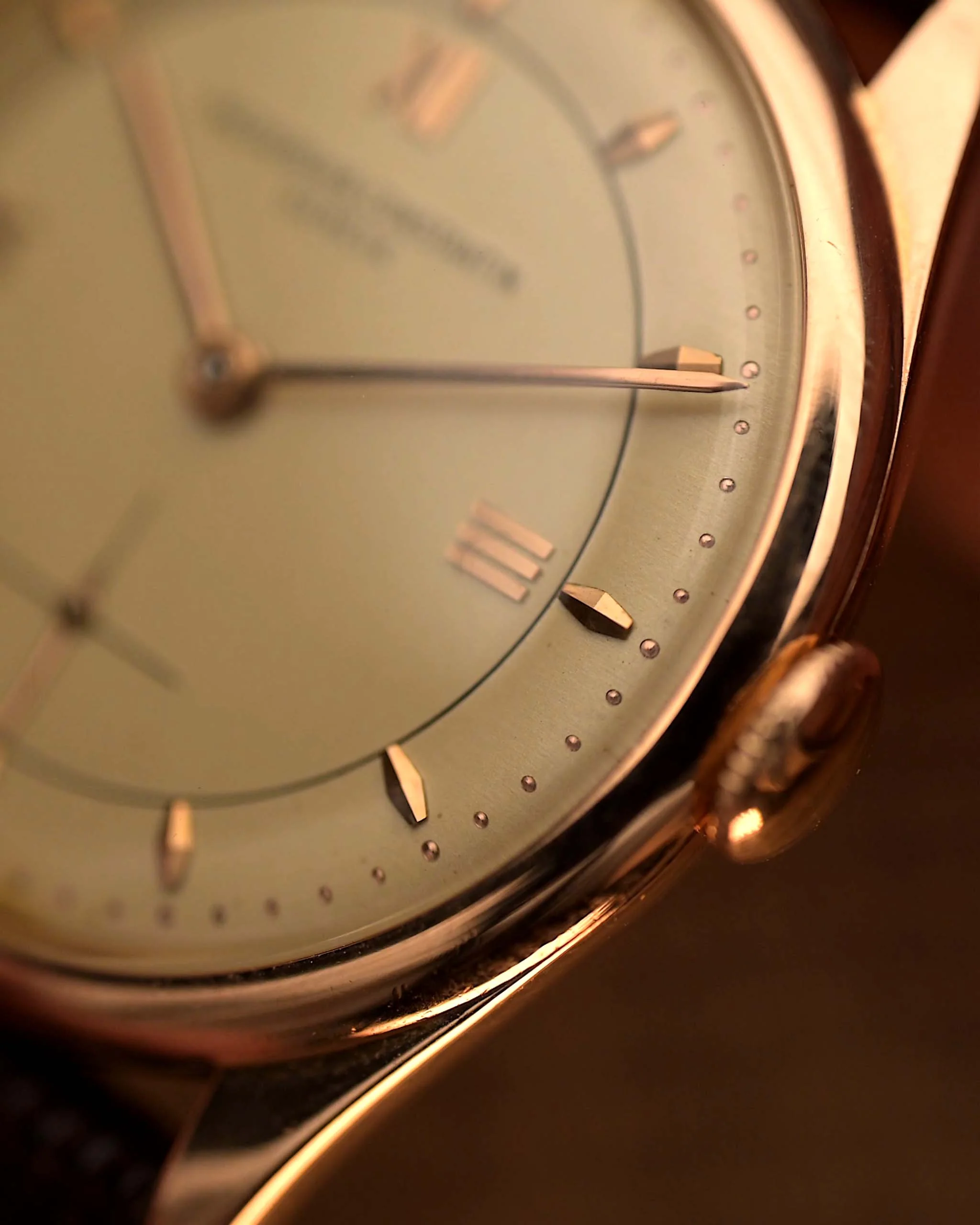 Vacheron Constantin Patrimony 18k Rose 1950s - Image 7