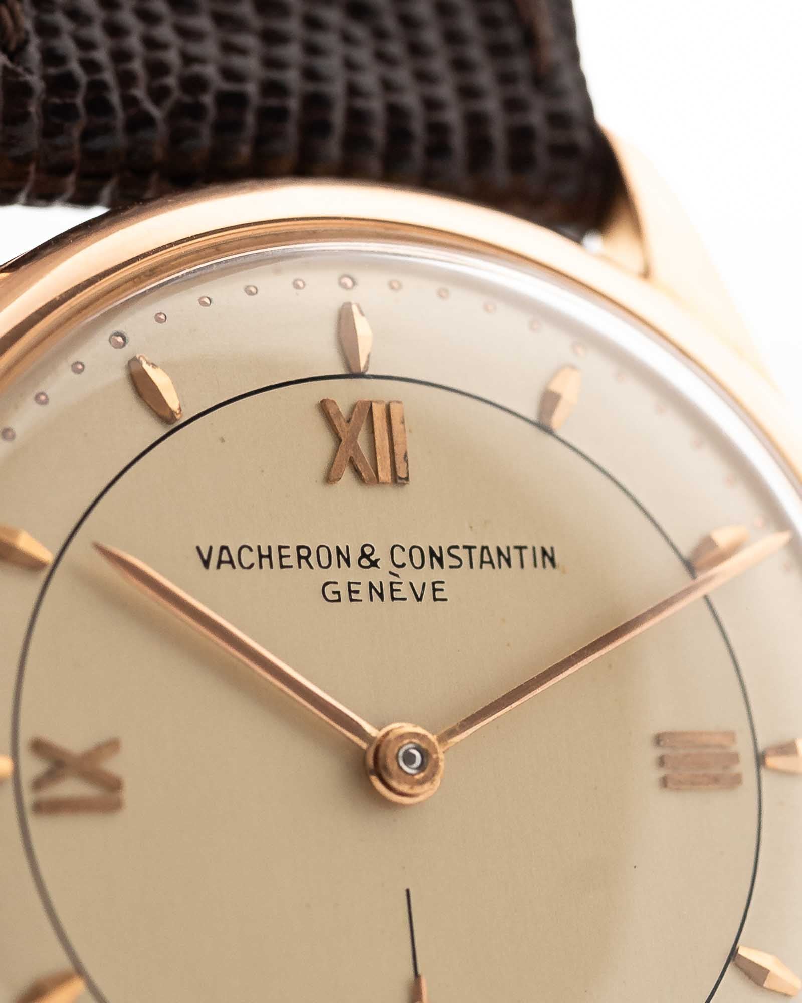 Vacheron Constantin Patrimony 18k Rose 1950s - Image 9